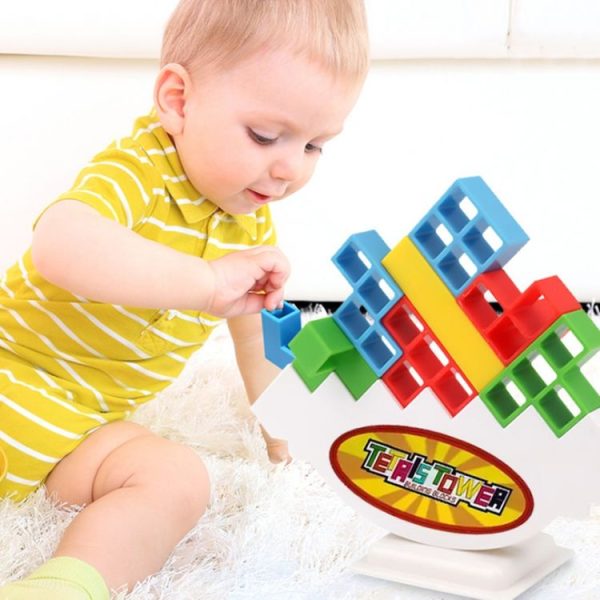 32 PCS Balance Swing Stack High Building Blocks Parent-Child Board Game - Image 6