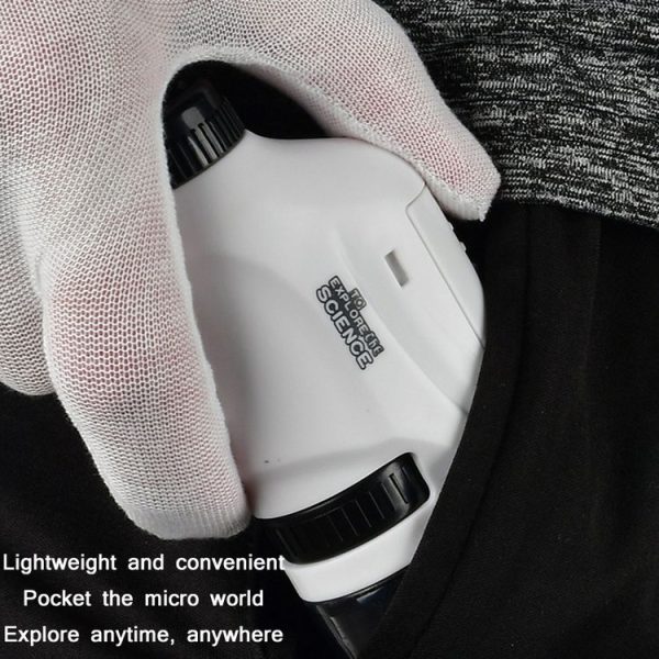 Children Handheld Portable Laboratory Equipment Microscope Toys, Colour: Lite Standard (White) - Image 7