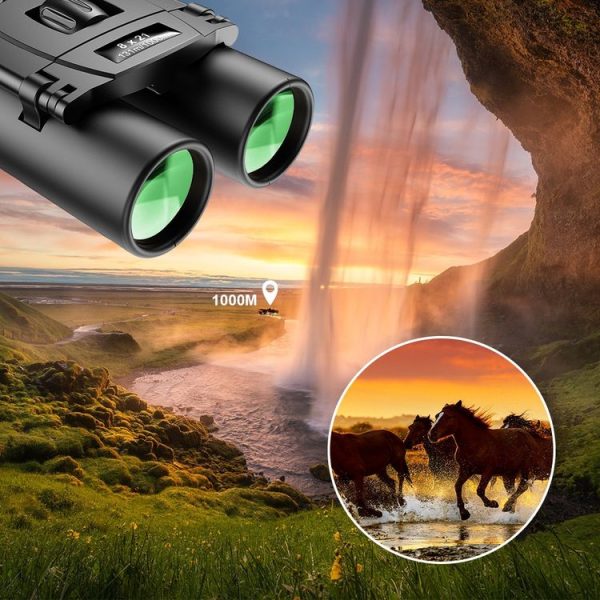 APEXEL 8 x 21 Zoom Binoculars Telephoto 3000m Long Distance Foldable HD Mini Telescope (Black) - Image 5