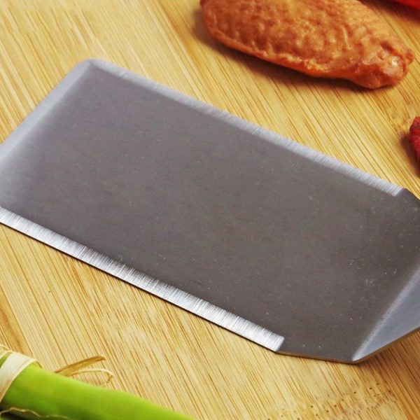 Stainless Steel Pizza Spatula Multi-function Pancake Spatula, Specification: 300mm (Square) - Image 4