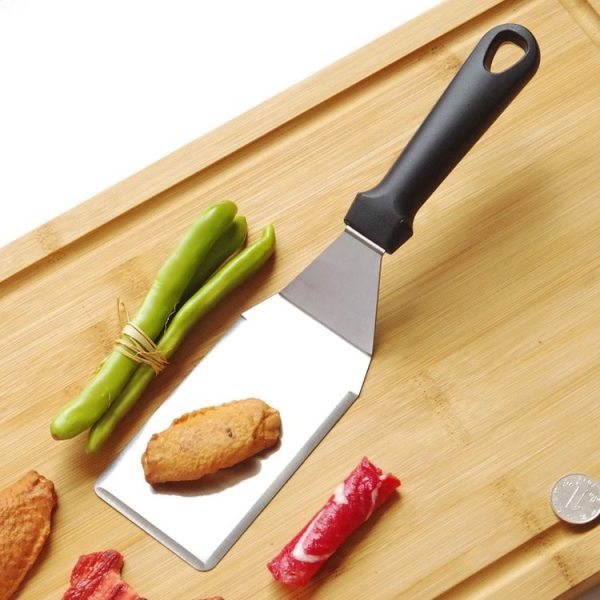 Stainless Steel Pizza Spatula Multi-function Pancake Spatula, Specification: 300mm (Square) - Image 5