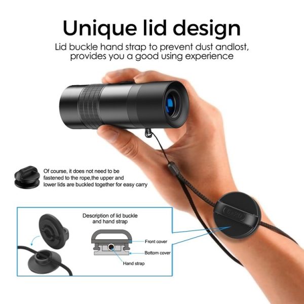 APEXEL 6X 0.3m Closest Focus Telescope Optics Lens Monocular for All Smartphones (Black) - Image 5