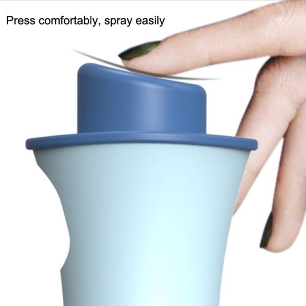 Large-caliber Press-type Cooking Barbecue Oil Spray Bottle (White) - Image 3