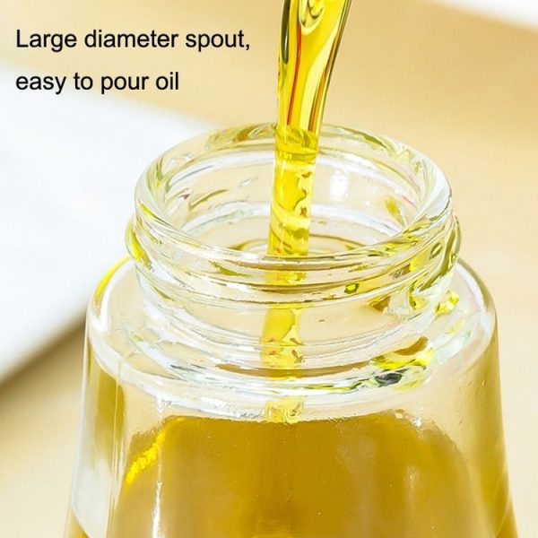 Large-caliber Press-type Cooking Barbecue Oil Spray Bottle (White) - Image 4