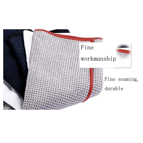 Hook Towel + Club Cleaning Brush Golf Cleaning Set (Grey) - Image 5