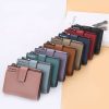 Baellerry N5013 Ladies Cropped Wallet Multi-Card Slot Zipper Buckle Coin Purse (Light Blue) - Image 2