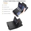 Baellerry N5013 Ladies Cropped Wallet Multi-Card Slot Zipper Buckle Coin Purse (Light Blue) - Image 5