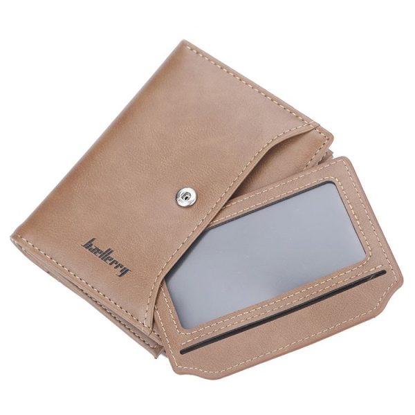 Baellerry D3218 Men Short Multi-Card Slot Zipper Wallet Large Capacity Card Holder (Brown) - Image 4