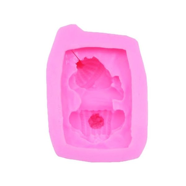 Fondant Cake Chocolate Silicone Mold (Pink) - Image 2