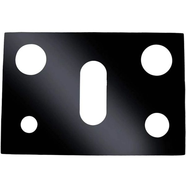 Gas Stove 5-hole Oil-proof Pad Teflon Protective Cover Anti-dirty Pad, Size: 0.2mm (Black) - Image 2