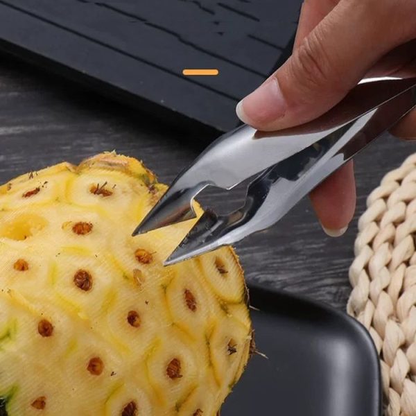 4 In 1 Stainless Steel Pineapple Knife Fruit Knife Sugar Cane Peeler - Image 3
