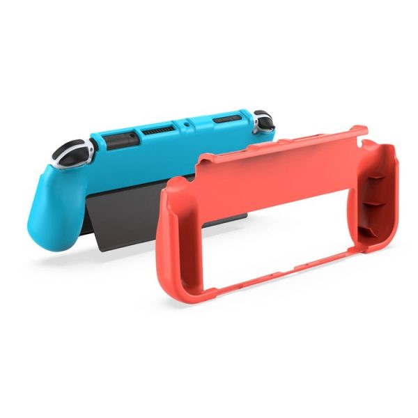 DOBE TNS-1186 Game Console TPU Anti-skid Protective Case For Switch OLED (Red) - Image 4
