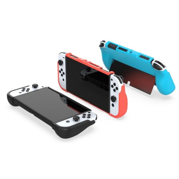 DOBE TNS-1186 Game Console TPU Anti-skid Protective Case For Switch OLED (Red) - Image 7