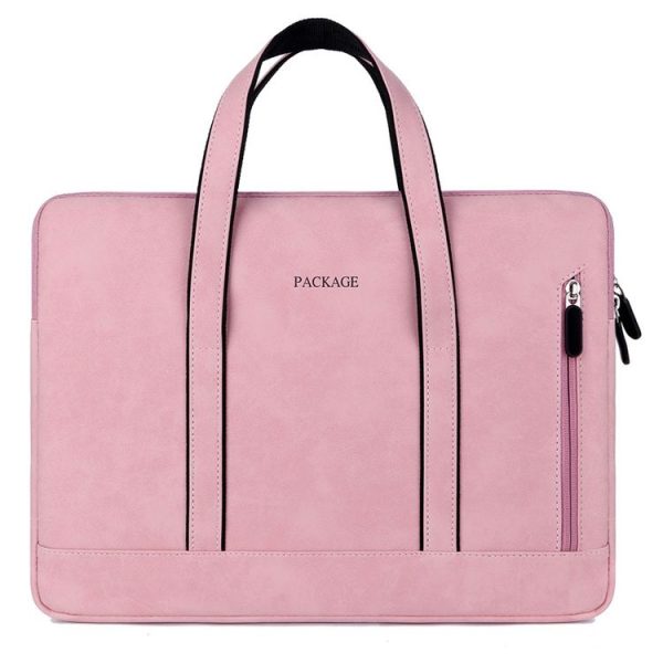 Q5 PU Waterproof and Wear-resistant Laptop Liner Bag, Size: 13 / 13.3 inch (Pink)