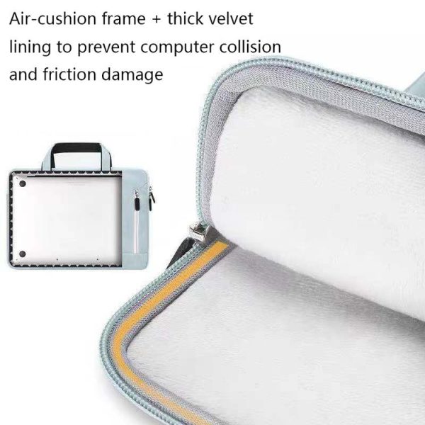Q5 PU Waterproof and Wear-resistant Laptop Liner Bag, Size: 13 / 13.3 inch (Pink) - Image 6