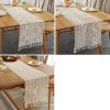 Widened And Stitched Rustic Knitted Hollow Tablecloth, Size: 30x280cm (Phoenix Double Stitching) - Image 2