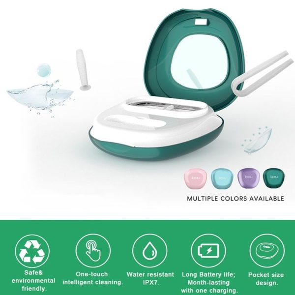 BAKU BA-2030 Portable Ultrasonic Contact Lens Cleaner (Purple) - Image 2