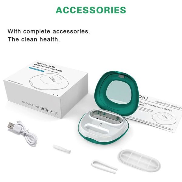 BAKU BA-2030 Portable Ultrasonic Contact Lens Cleaner (Purple) - Image 6