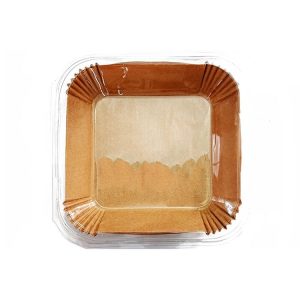50pcs / Box Air Fryer Liner Baking Oil-absorbing Oil-proof Paper Tray (Normal Color)