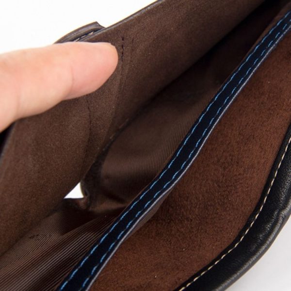 Baellerry KL017 Casual Short Embossed Wallet Horizontal Wallet For Men (Dark Brown) - Image 6