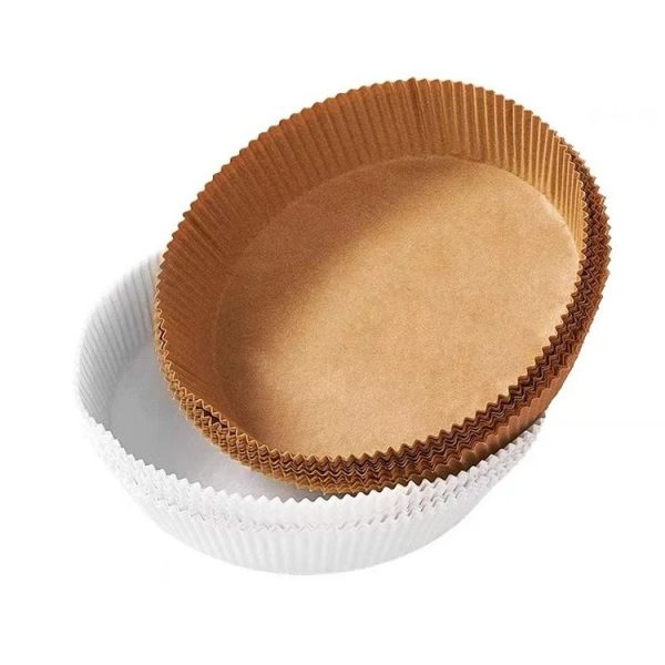 Home Air Fryer Baking Oil Absorbing Paper, Specification: Normal Color Boxed 50 PCS - Image 2