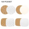 Air Fryer Special Paper Pad Grilled Meat Paper Oil Absorbed Paper, Color Random Delivery, Style: Square Without Hole (23cm) - Image 2