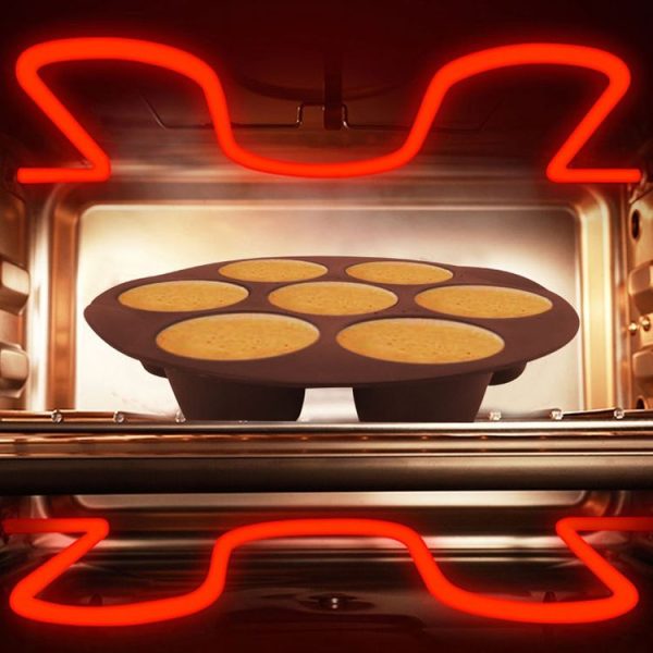 7 inch Air Fryer Accessories Silicone Round Cake Cups - Image 6