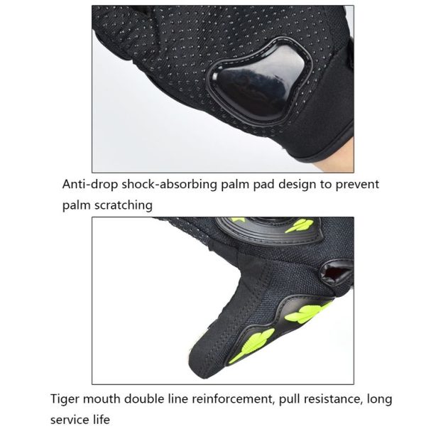 MOTOCENTRIC 13-MC-010 Touch Screen Motorcycle Breathable Gloves, Specification: L (Red) - Image 6