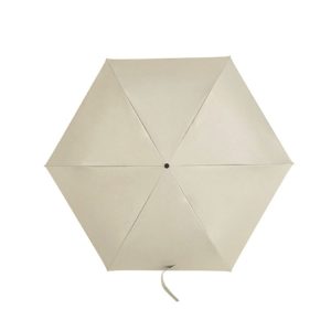 PARACHASE Carbon Fiber Light Portable Small Clever Black Glue Sunscreen Anti-UV Sun Umbrella (Khaki)