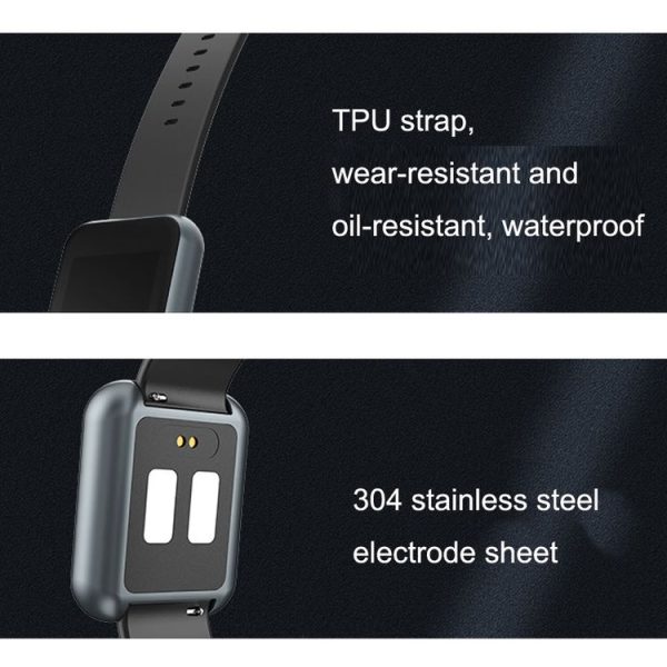 HZQW-101 Silent Alarm Shock Smart Wireless Watch Bed Rest Corrector (Black) - Image 3