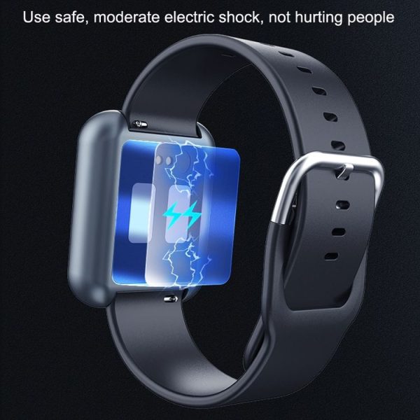 HZQW-101 Silent Alarm Shock Smart Wireless Watch Bed Rest Corrector (Black) - Image 6