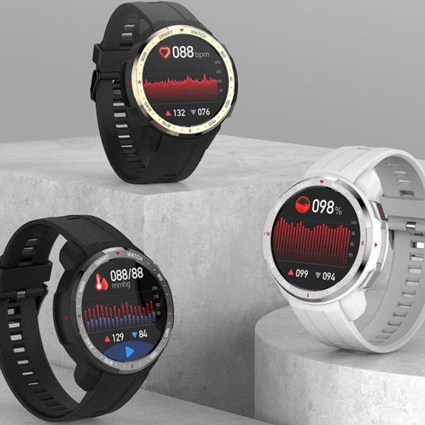 MT12 Smart Call Music Play Guide Step Smart Wireless Sports Watch (Black) - Image 2