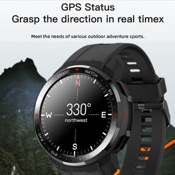 MT12 Smart Call Music Play Guide Step Smart Wireless Sports Watch (Black) - Image 5