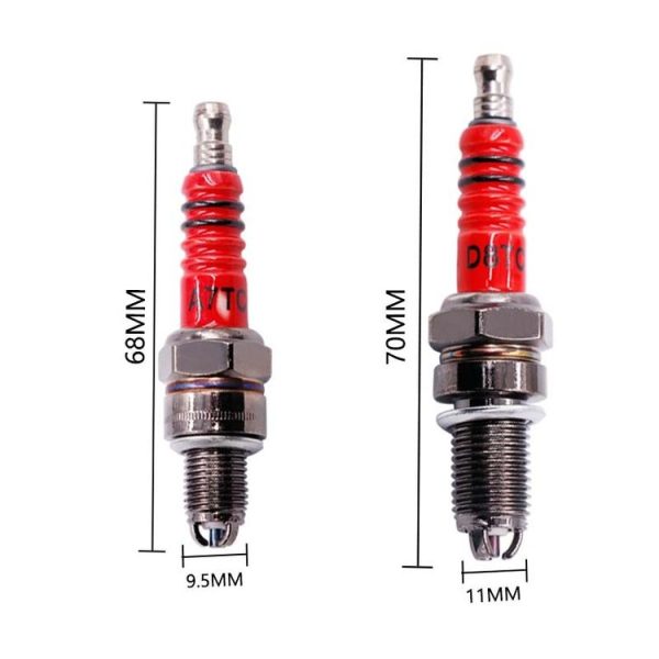 Motorcycle Spark Plug 125 150 Pedal Bend Beam Boost Car Universal (A7TC) - Image 3