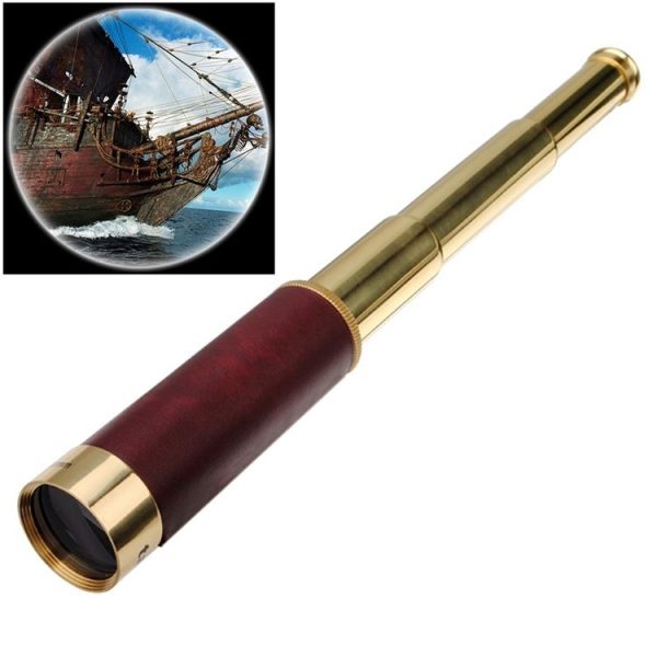 25x32 Pirate High Power Monocular Pocket Telescope, Style: Standard