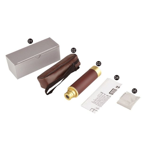 25x32 Pirate High Power Monocular Pocket Telescope, Style: Standard - Image 7