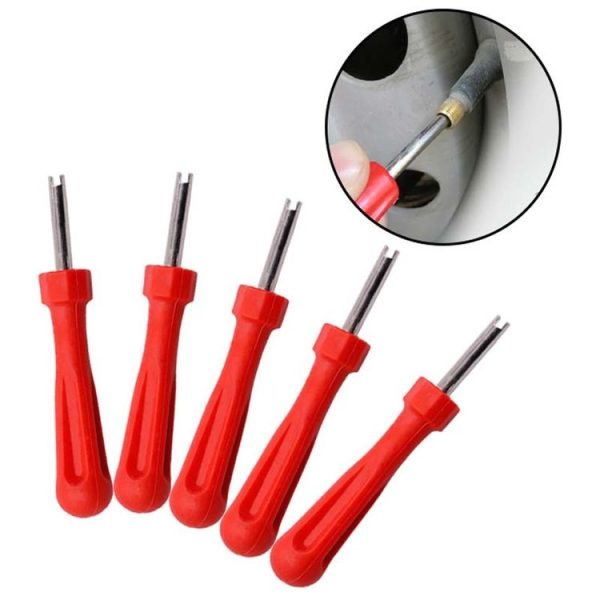 10 PCS Car Tire Electric Vehicle Valve Cap Bicycle Valve Core Switch, Style: Single Head Short - Image 5