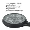 Home Handheld Silicone Supercharged Shower Nozzle, Style: Silver - Image 4