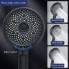 Home Handheld Silicone Supercharged Shower Nozzle, Style: Silver - Image 7
