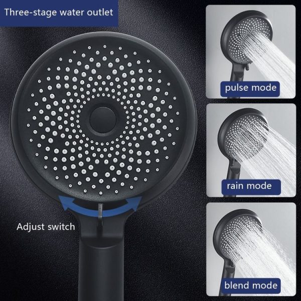 Home Handheld Silicone Supercharged Shower Nozzle, Style: Silver - Image 7