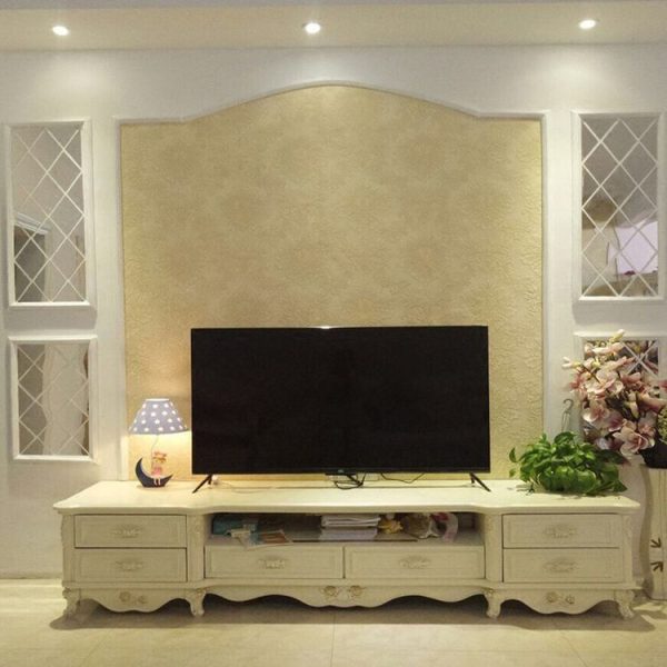 Rhombus Stitching Background Acrylic Mirror Decorative Stickers, Specification: Silver Small - Image 7