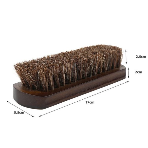 Big Red Horse Brush Horse Mane Brush Soft Shoes Cleaning Brush (Mahogany Brown Hair) - Image 2