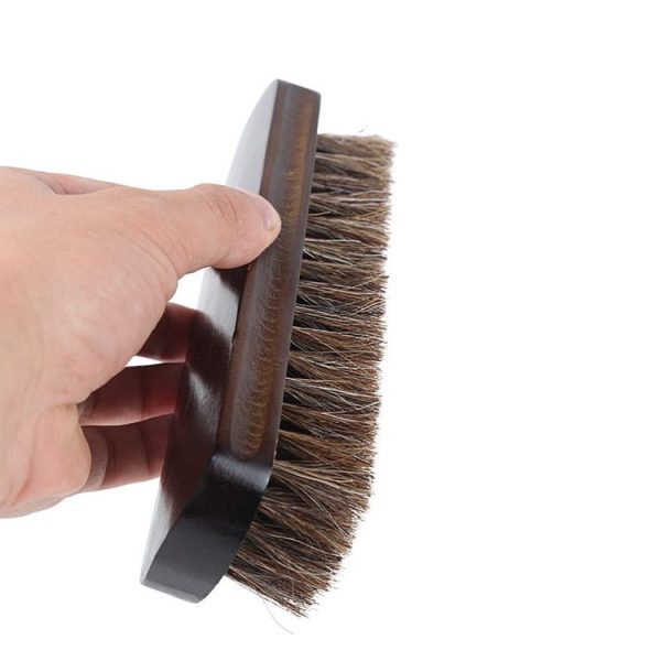 Big Red Horse Brush Horse Mane Brush Soft Shoes Cleaning Brush (Mahogany Brown Hair) - Image 3