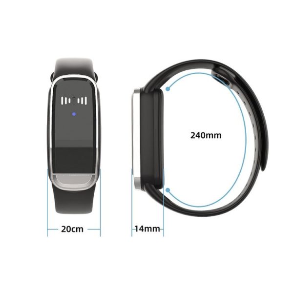 M70 Ultrasonic Mosquito Repellent Bracelet Outdoor Mosquito Repellent (Black) - Image 2