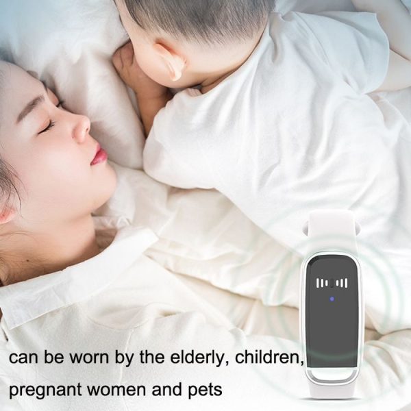 M70 Ultrasonic Mosquito Repellent Bracelet Outdoor Mosquito Repellent (Black) - Image 6