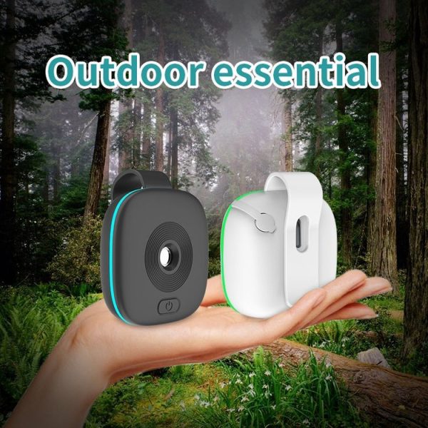 Outdoor Mosquito Repellent Ultrasonic Portable Spray Fragrance Mosquito Repellent (Black) - Image 7