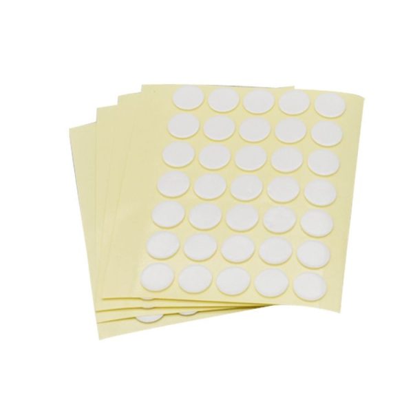 100pcs / sheet 6x0.5mm Round Transparent Double-Sided Adhesive Tape Waterproof Traceless Acrylic Glue - Image 2