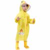 Large Hat Brim Cartoon Print Children Raincoat with Schoolbag Seat, Size: XXL (Green) - Image 3