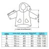Large Hat Brim Cartoon Print Children Raincoat with Schoolbag Seat, Size: XXL (Green) - Image 5