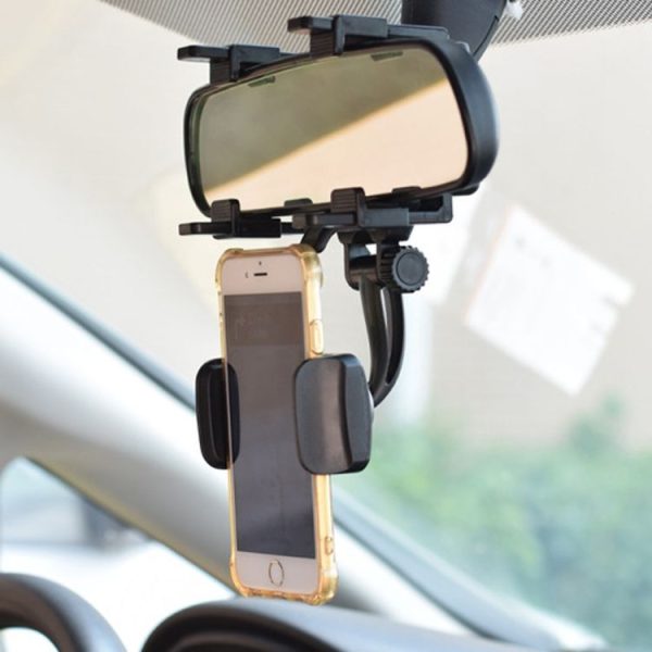 Car Rearview Mirror Universal Navigation Mobile Phone Bracket - Image 7